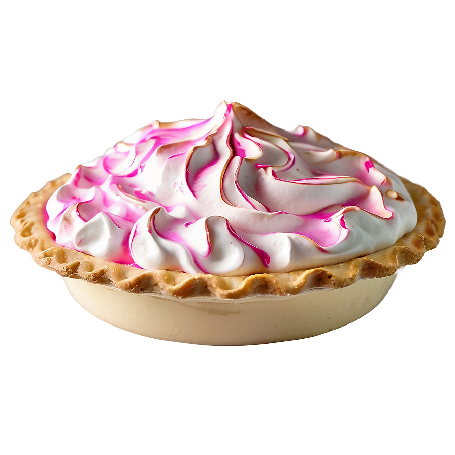 Pink Lemonade Meringue Pie Png Wvp PNG image