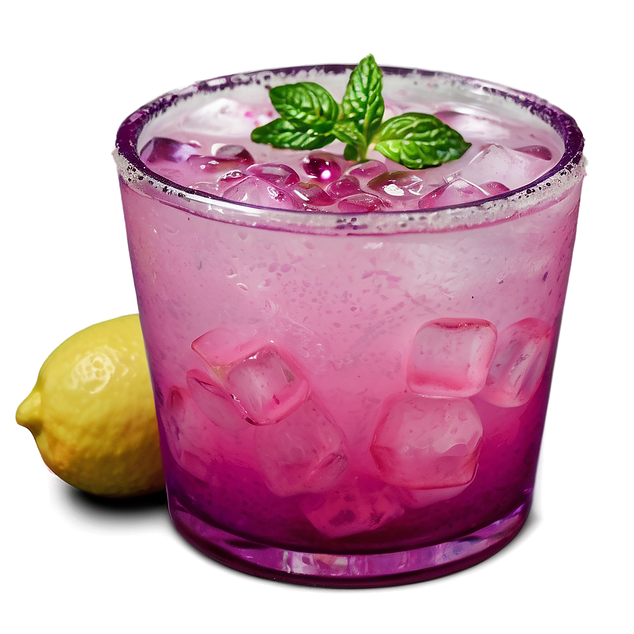 Pink Lemonade With Lavender Notes Png Low PNG image