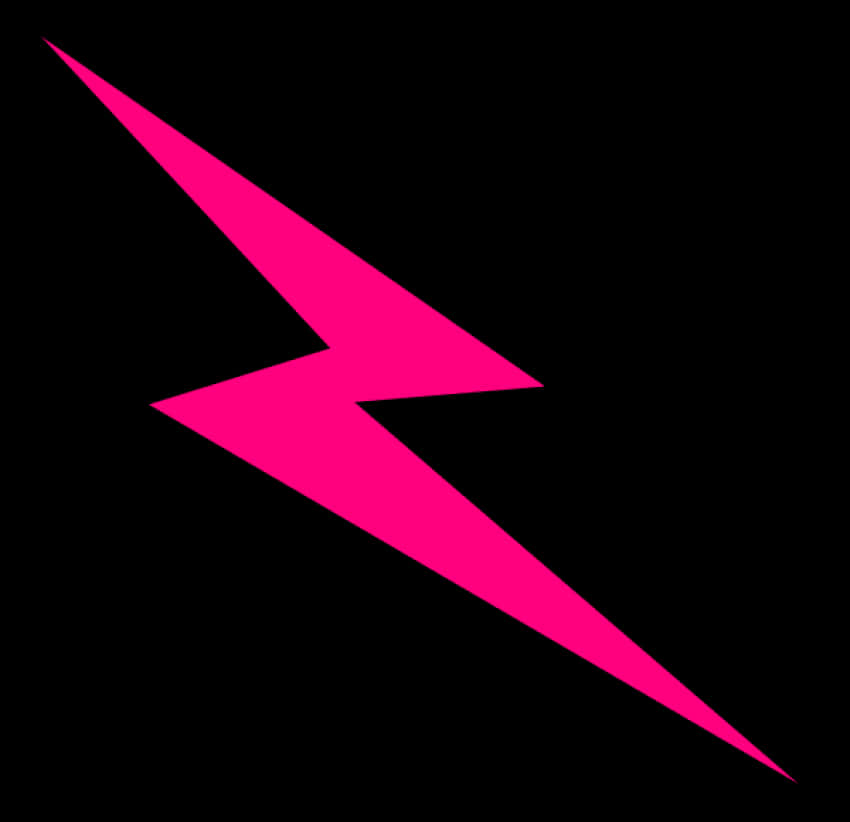 Pink Lightning Bolt Graphic PNG image
