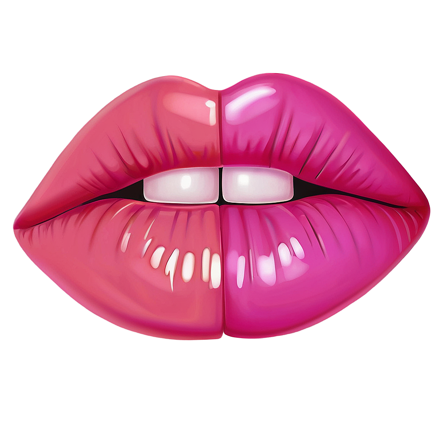 Pink Lips Emoji Png 55 PNG image