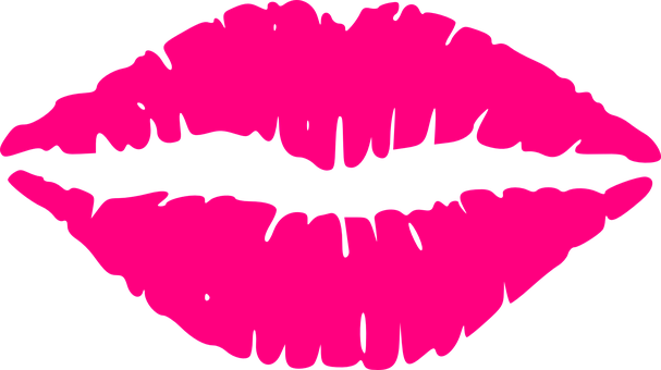 Pink Lips Graphic Illustration PNG image