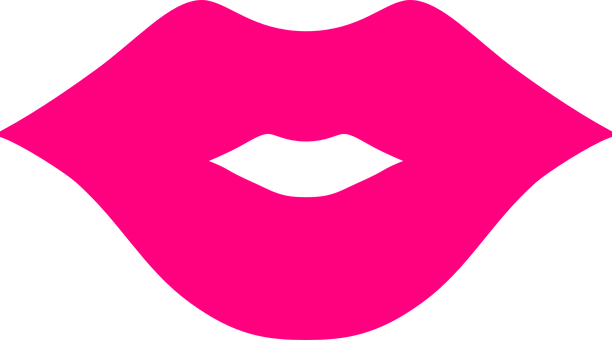 Pink Lips Graphic PNG image
