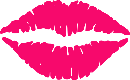 Pink Lips Graphic PNG image