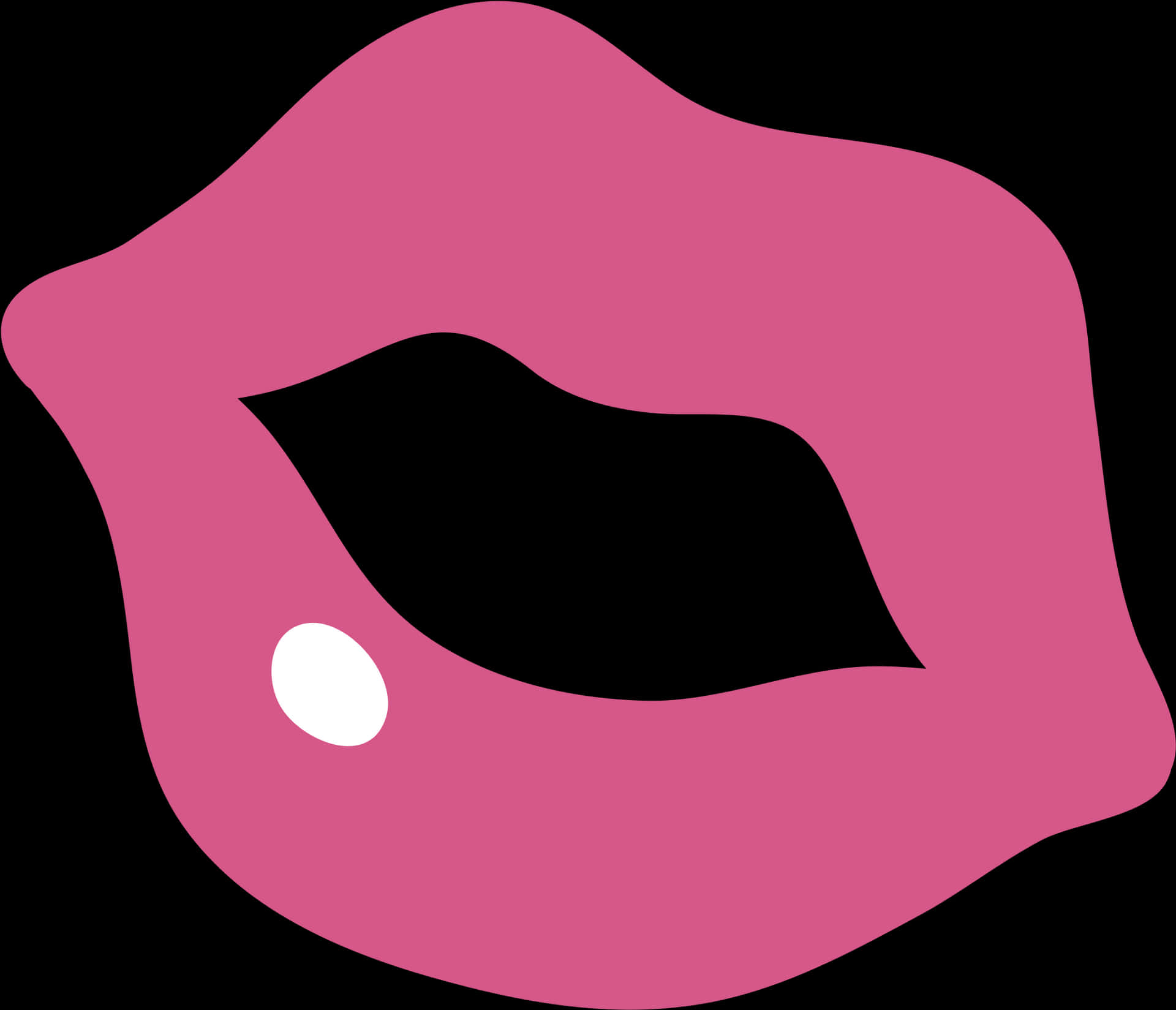 Pink Lips Icon PNG image