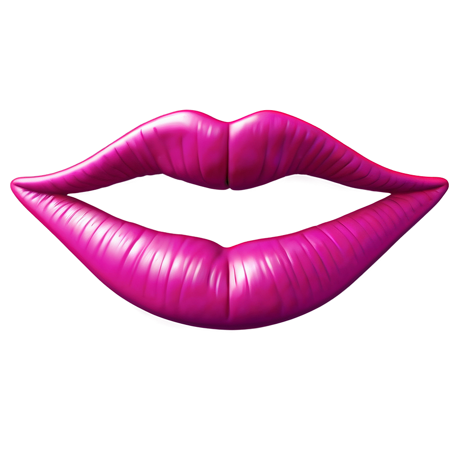 Pink Lips In Kiss Shape Png Jvl39 PNG image