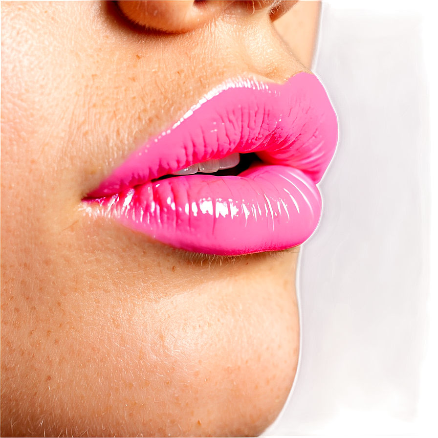 Pink Lips Outline Png Doq63 PNG image