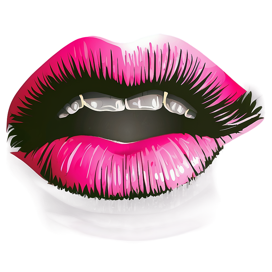 Pink Lips Vector Png Yno PNG image