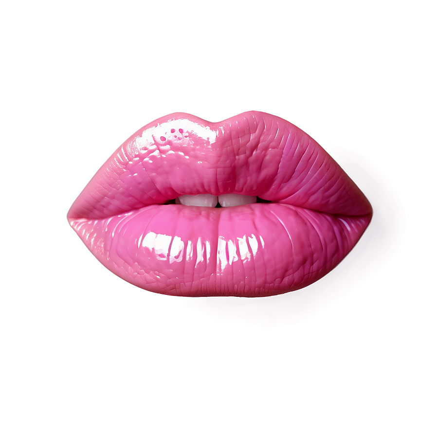 Pink Lips With Gloss Png 40 PNG image