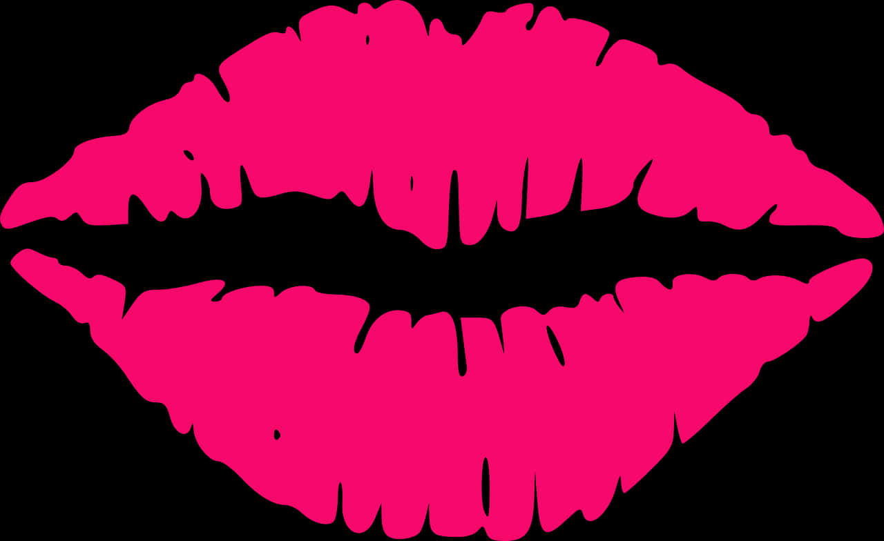 Pink Lipstick Kiss Graphic PNG image