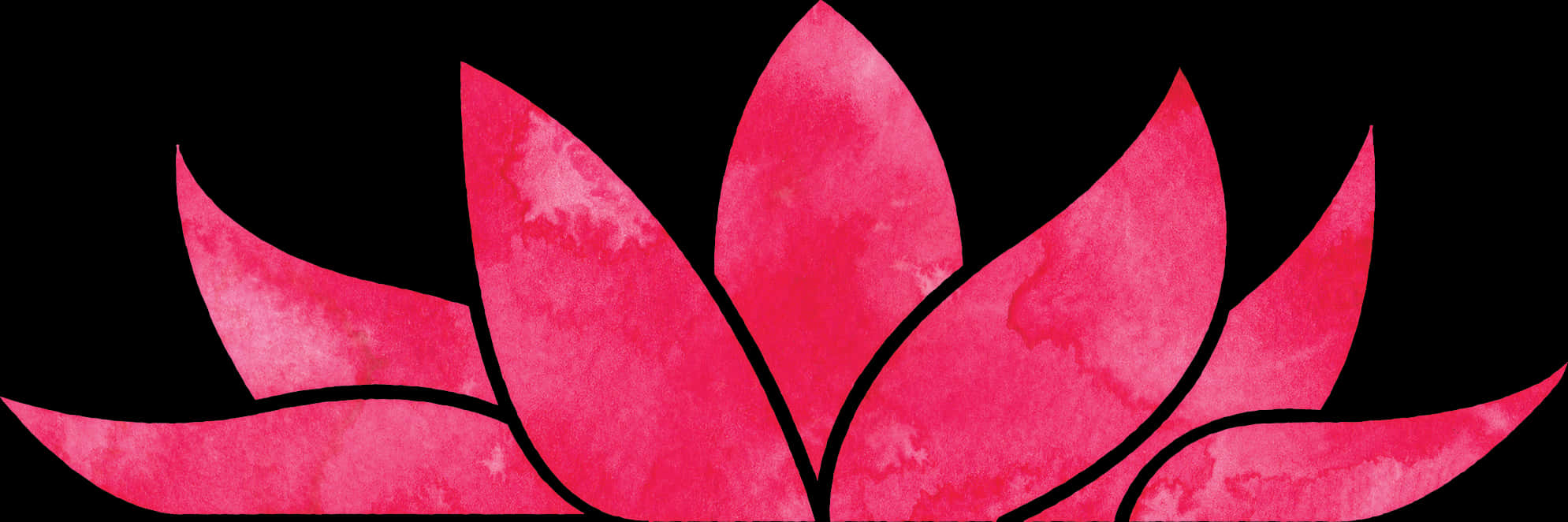 Pink Lotus Illustration PNG image