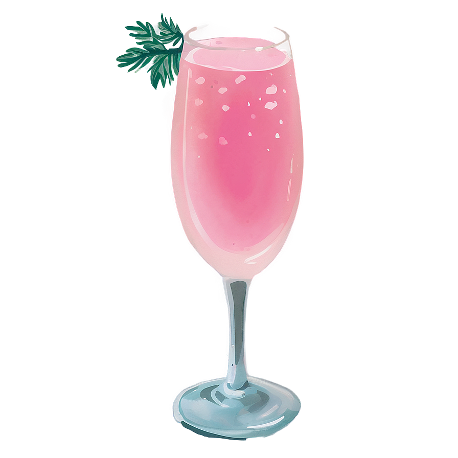 Pink Mimosa For Baby Showers Png 96 PNG image