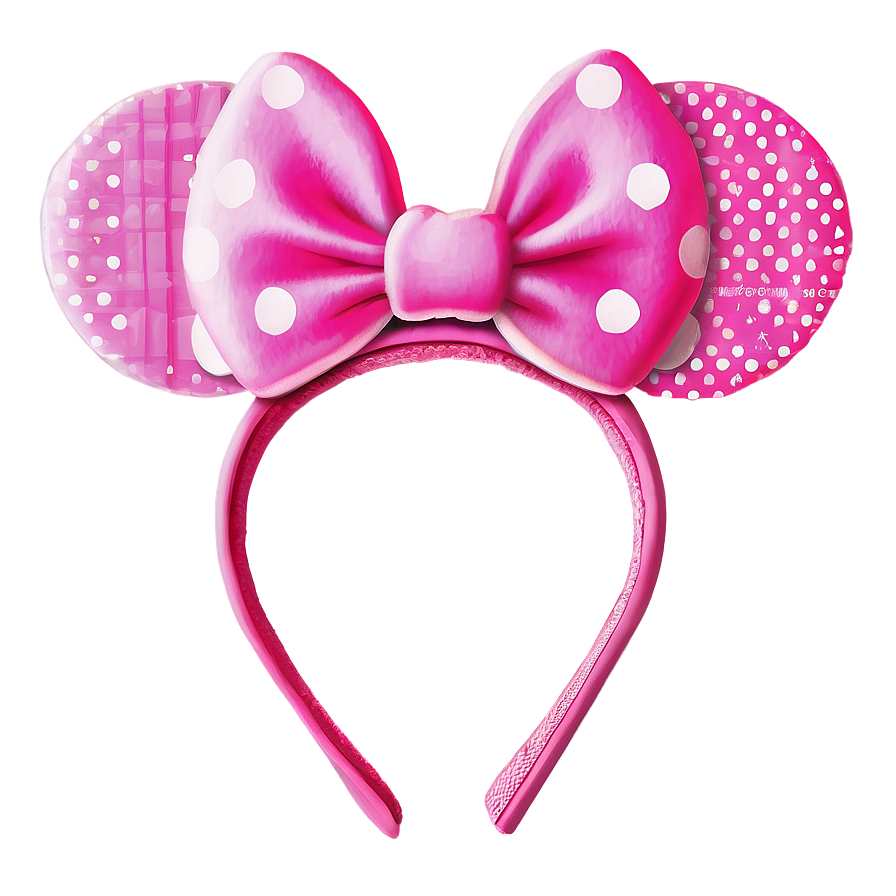 Pink Minnie Mouse Ears Png Cvw PNG image