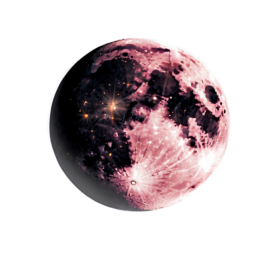 Pink Moon D PNG image