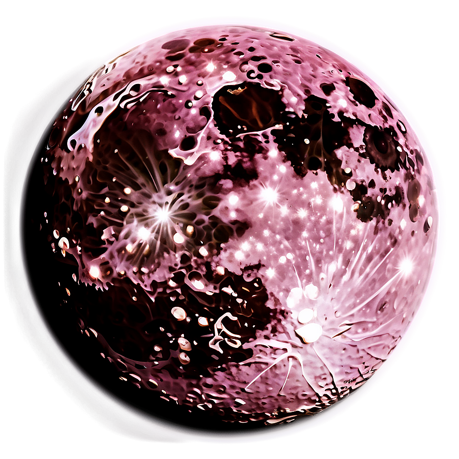 Pink Moon Fantasy Design Png 46 PNG image