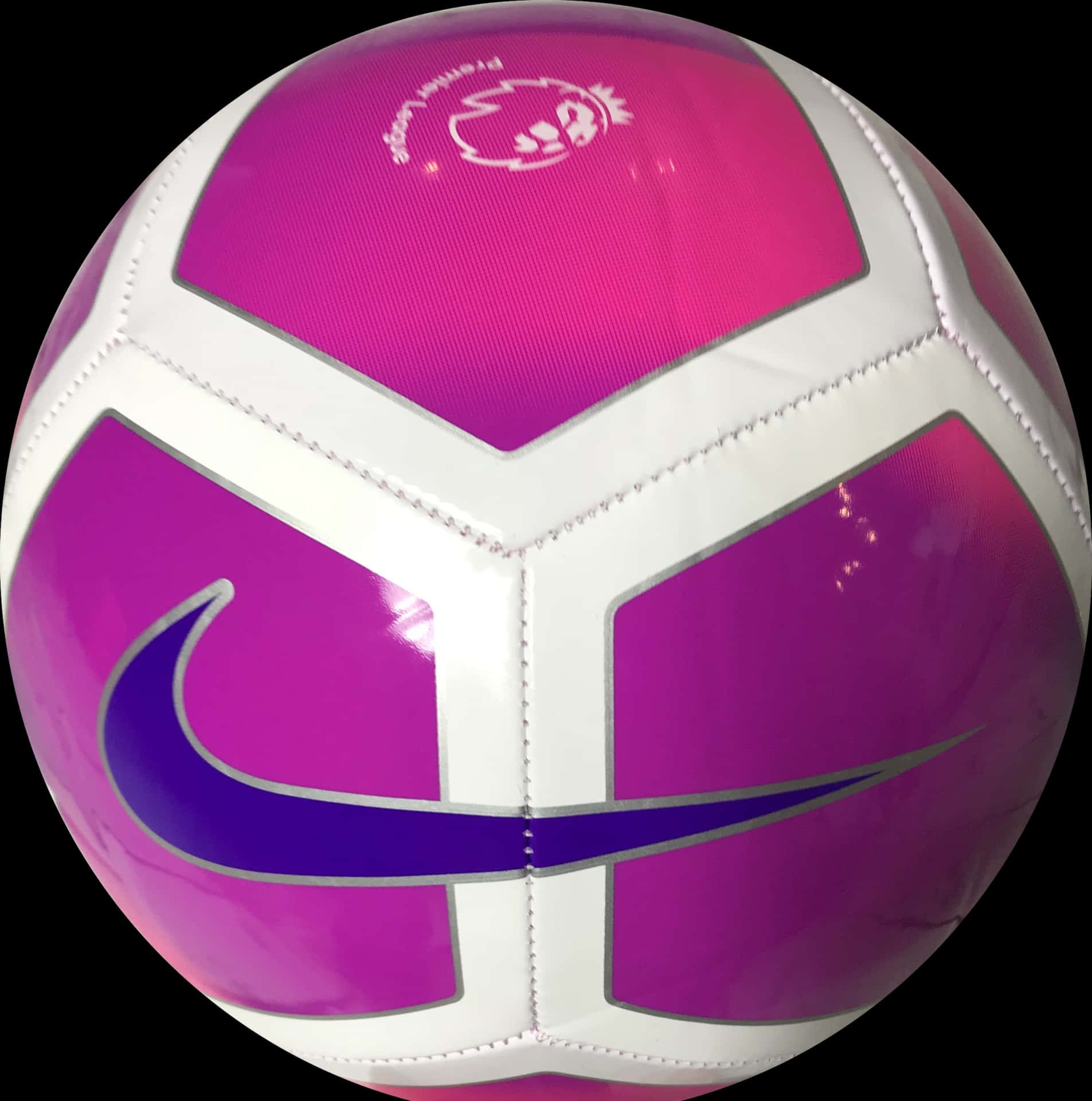 Pink Nike Soccer Ball PNG image