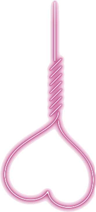 Pink Noose Graphic PNG image