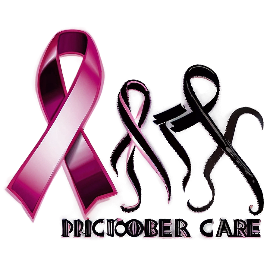 Pink October Ribbon Care Png Tpc PNG image