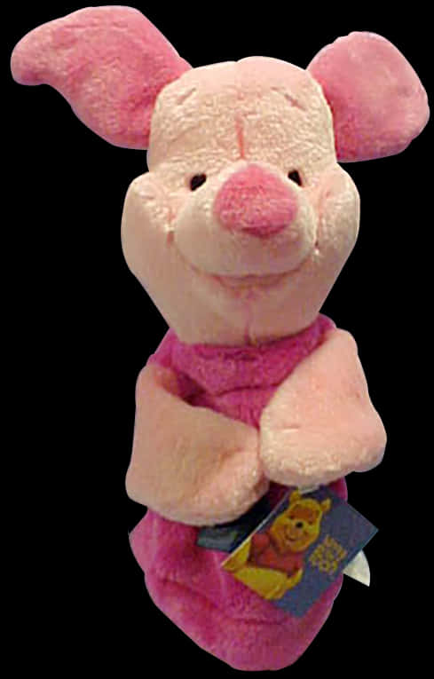 Pink Piglet Plush Toy PNG image