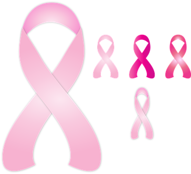 Pink Ribbon Awareness Variations PNG image