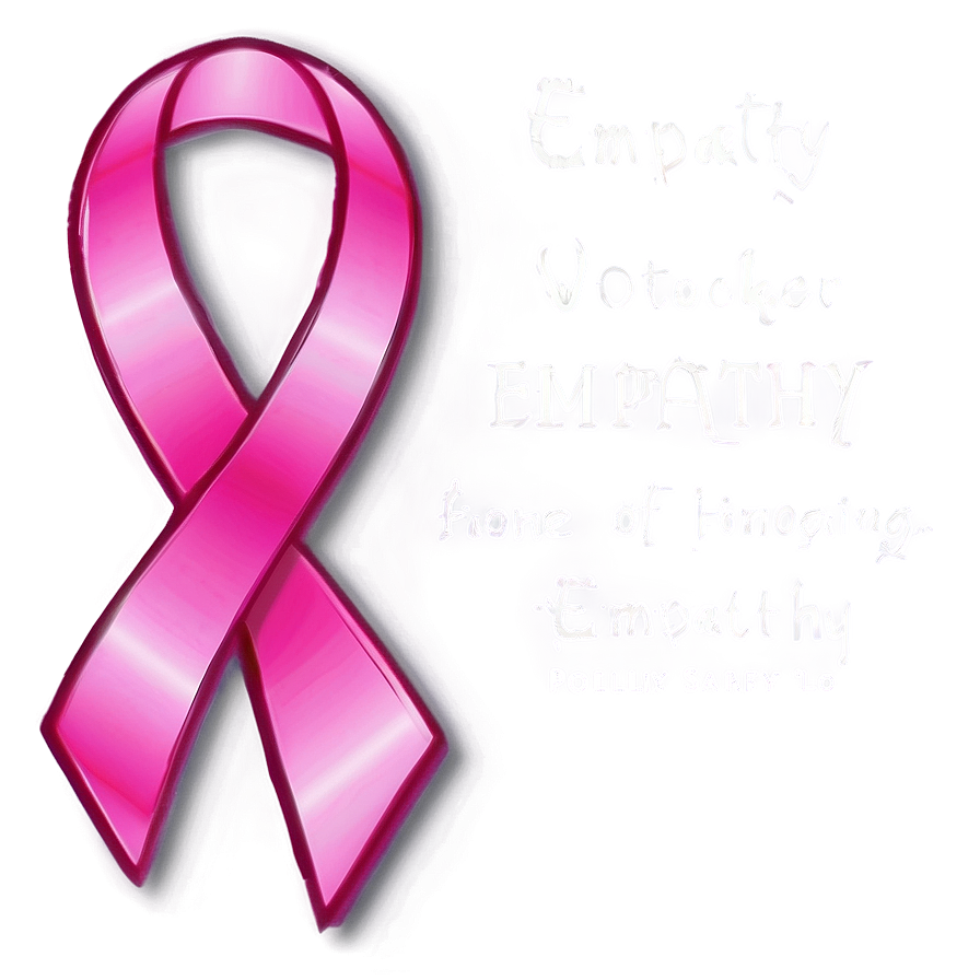 Pink Ribbon Empathy October Png 16 PNG image