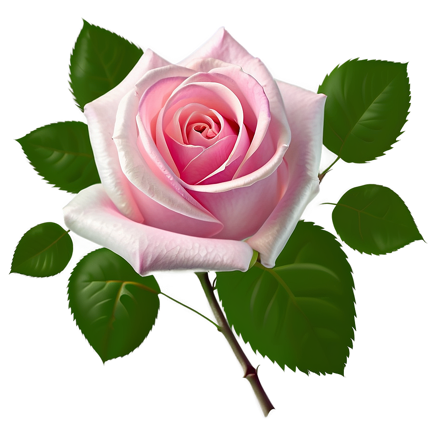 Pink Rose Art Png 90 PNG image