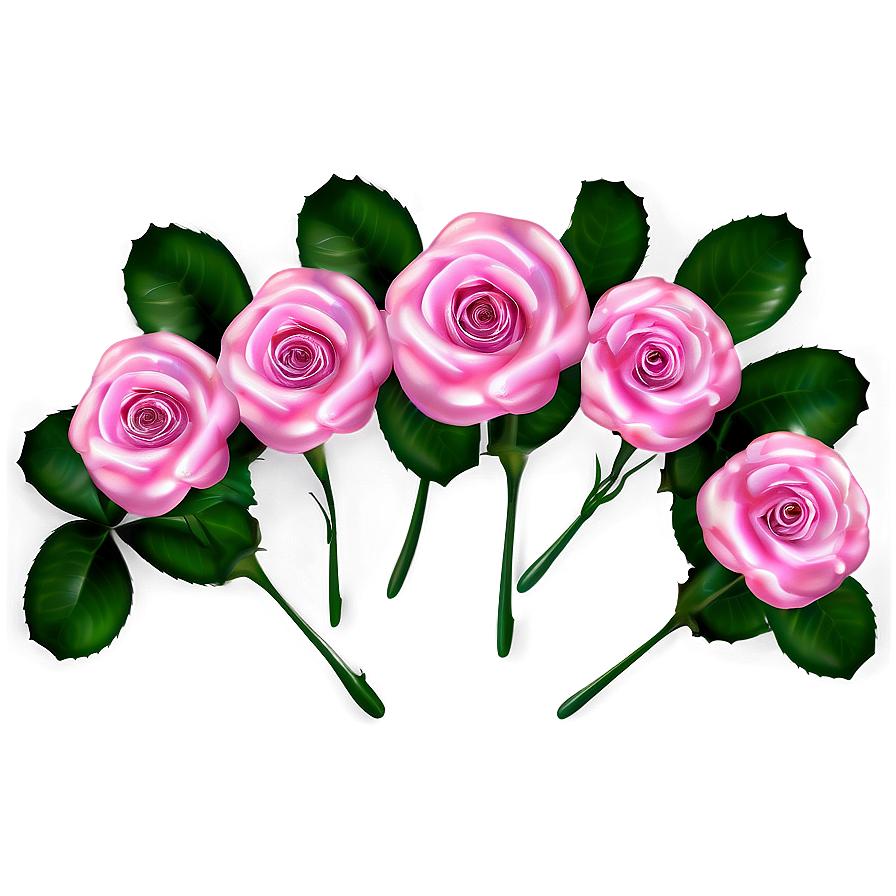 Pink Rose Decoration Png 05242024 PNG image