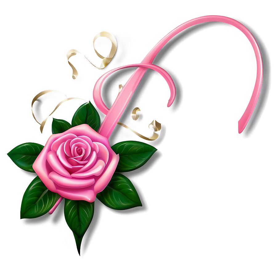 Pink Rose Decoration Png 26 PNG image