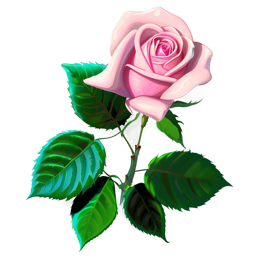 Pink Rose Sketch Png 69 PNG image