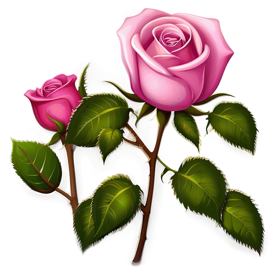 Pink Rose Wallpaper Png 05242024 PNG image