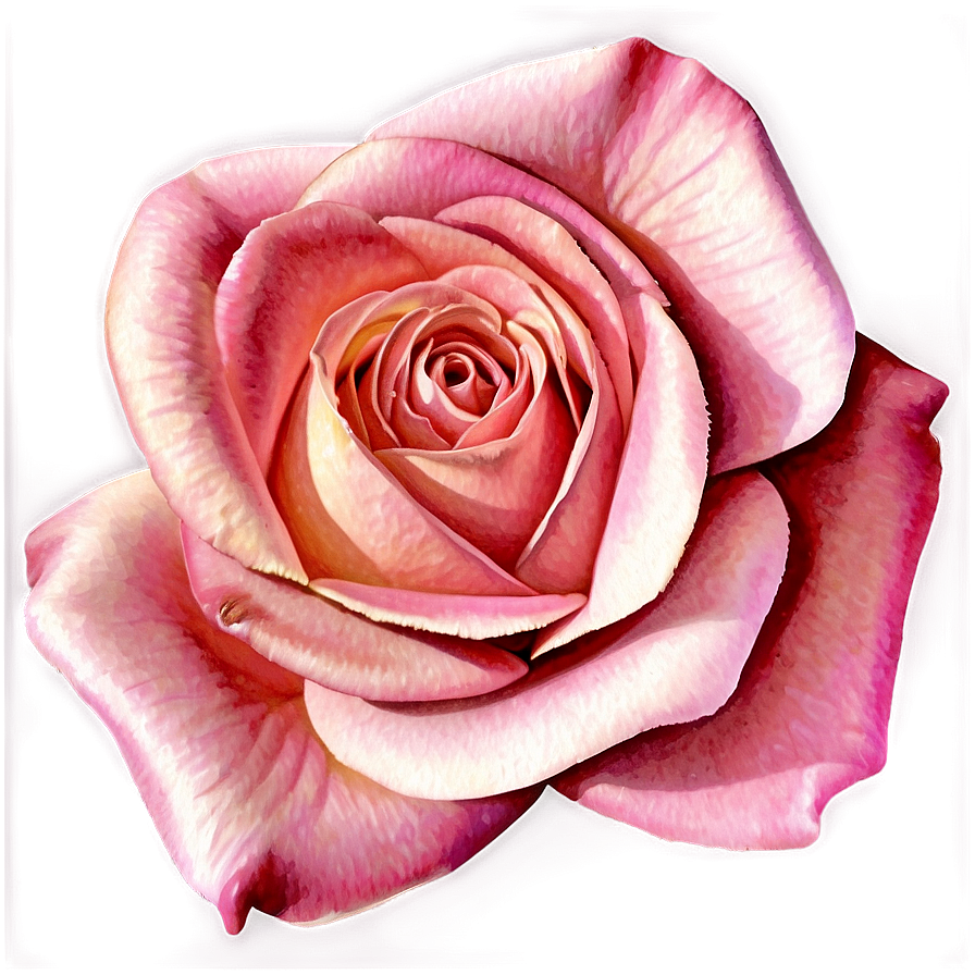 Pink Rose Watercolor Png 05242024 PNG image