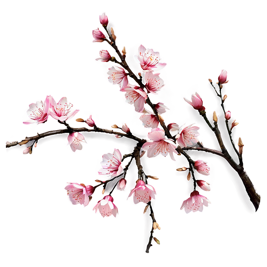 Pink Sakura Blossom Png Vry PNG image