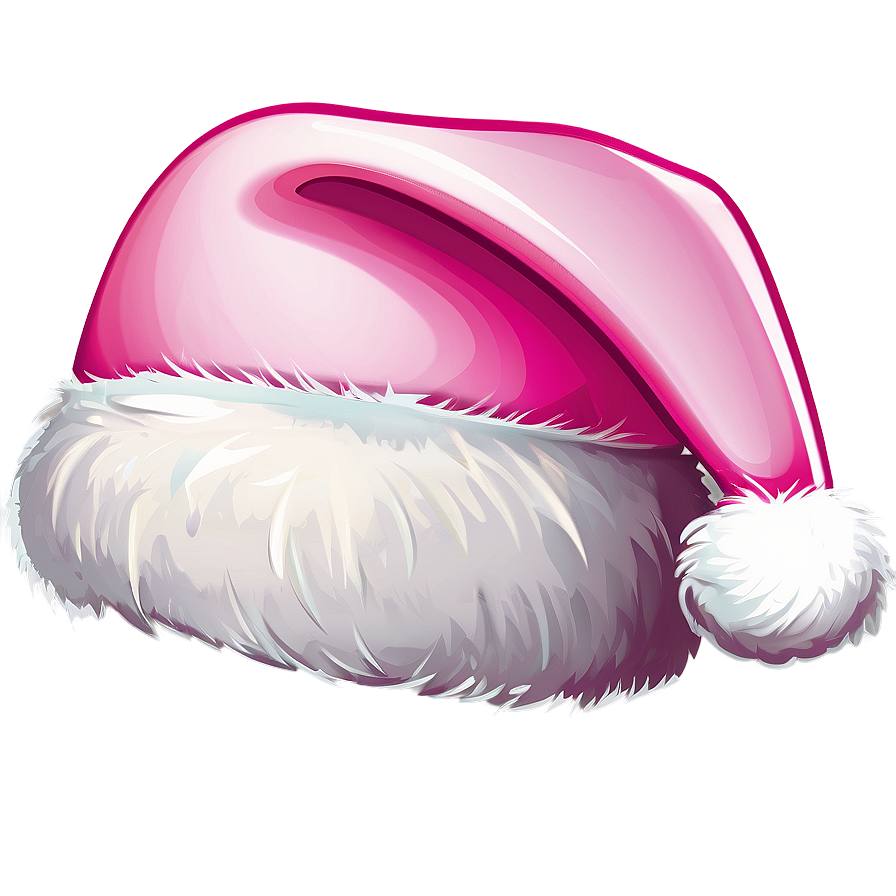 Pink Santa Hat Vector Png 06282024 PNG image