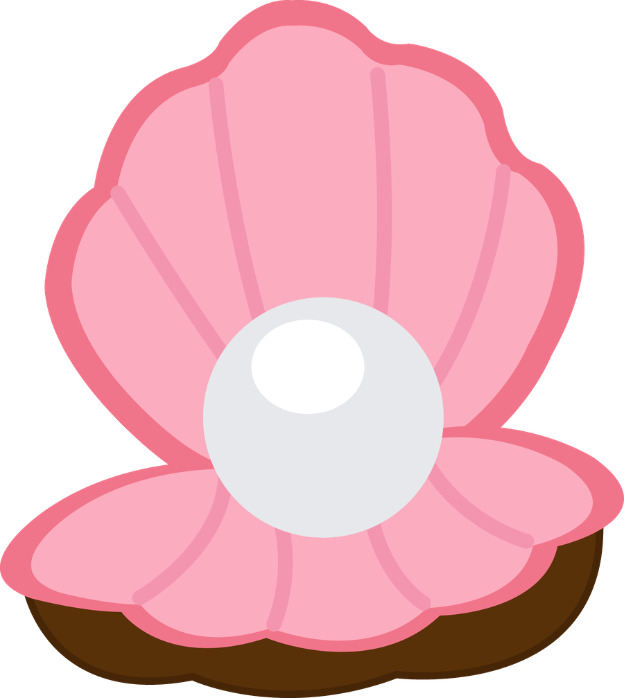 Pink Scallop Shell Clipart PNG image