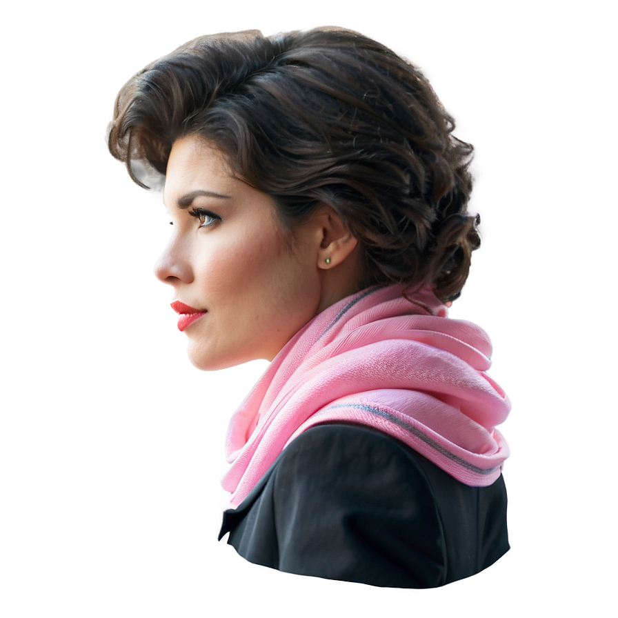 Pink Scarf Png 29 PNG image