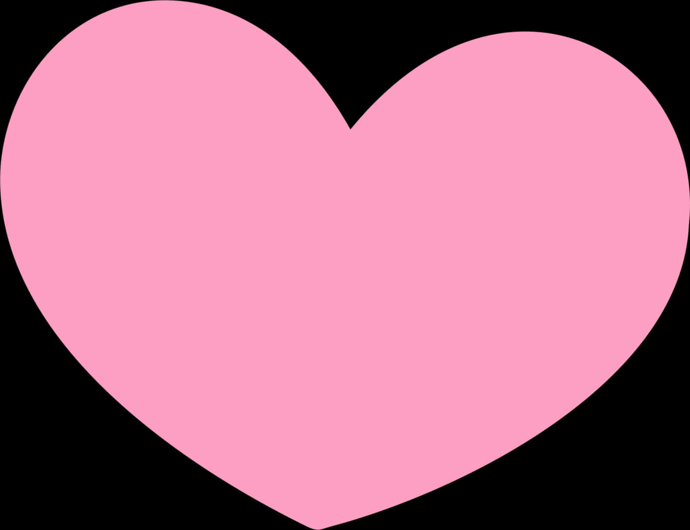 Pink Simple Heart Clipart PNG image