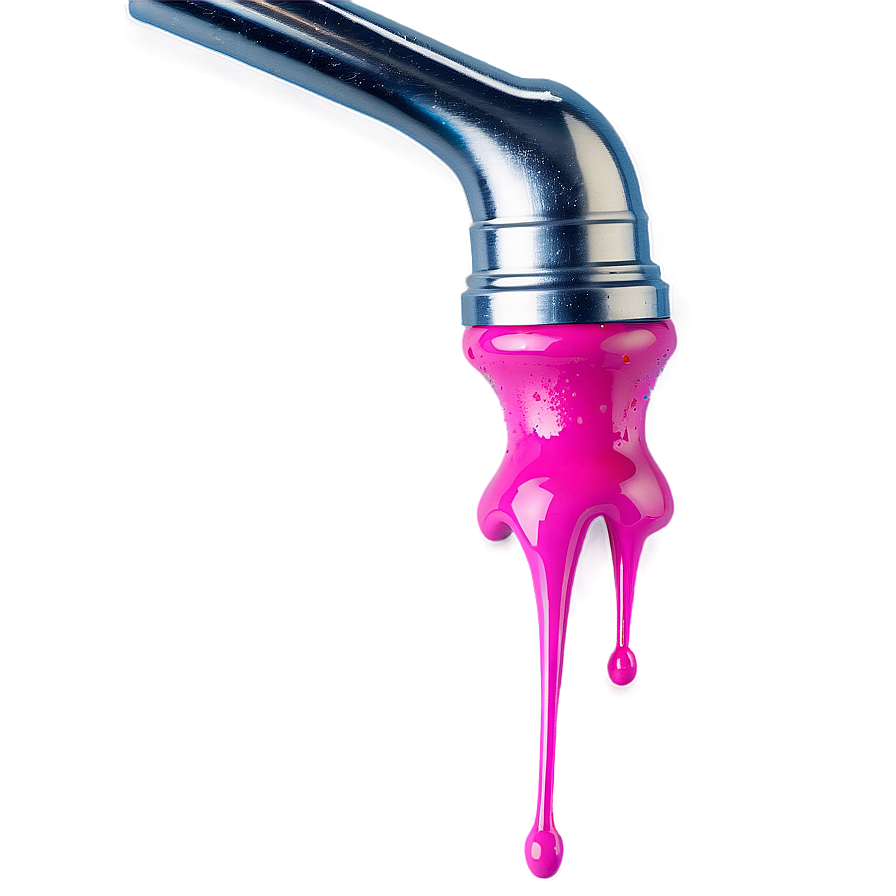 Pink Spray Paint Drip Png 80 PNG image