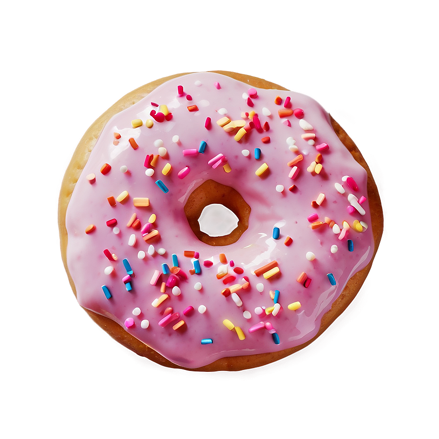 Pink Sprinkle Donut Png 91 PNG image