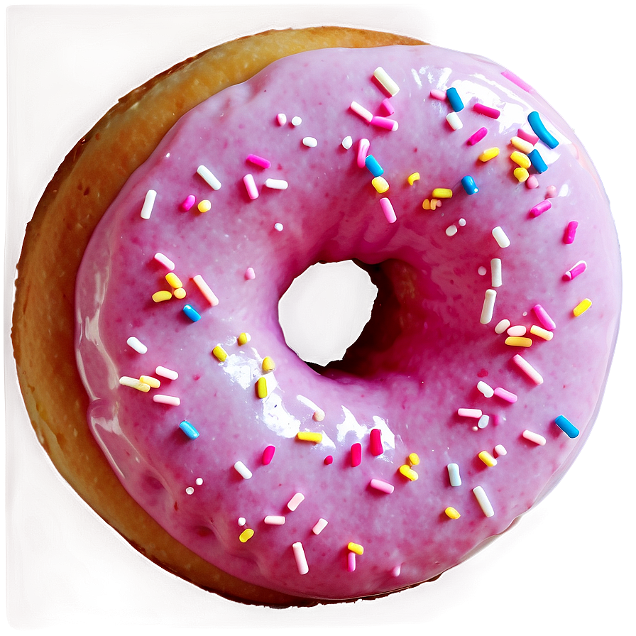 Pink Sprinkle Donut Png Kee81 PNG image