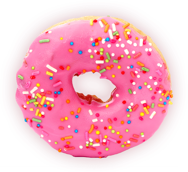 Pink Sprinkled Doughnut.png PNG image