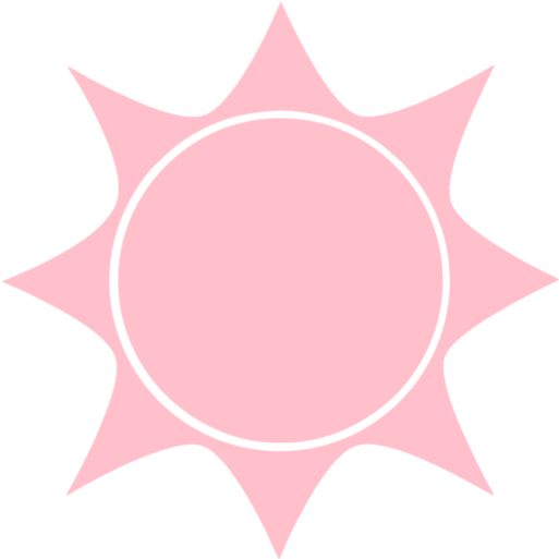 Pink Star Icon Graphic PNG image