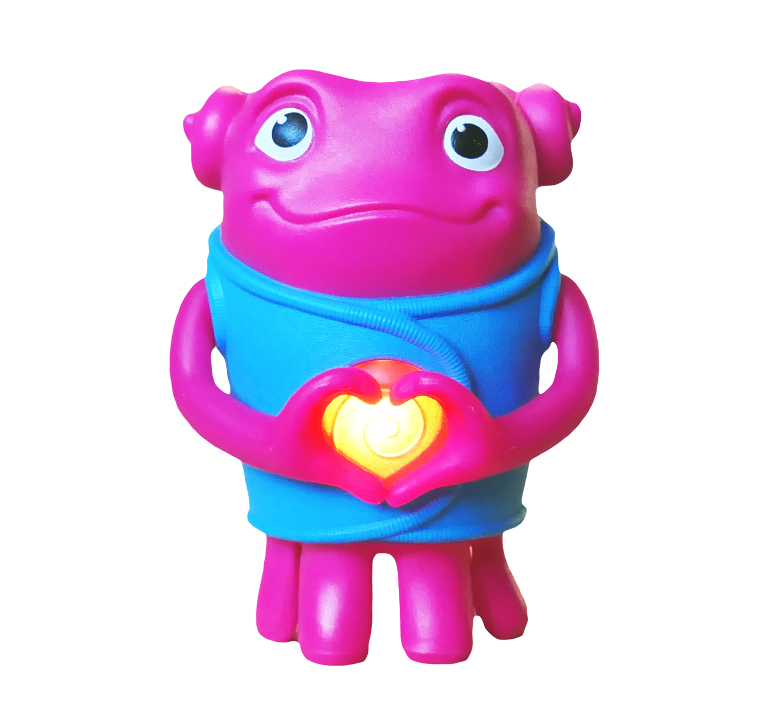 Pink Toy Figure With Heart PNG image