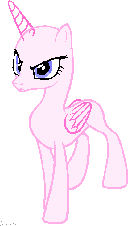 Pink_ Unicorn_ Vector PNG image