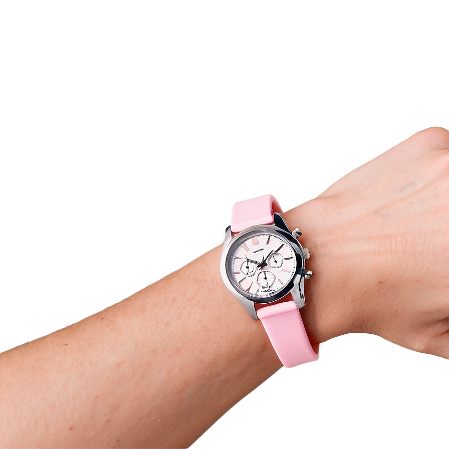 Pink Watch Hands Png 06262024 PNG image