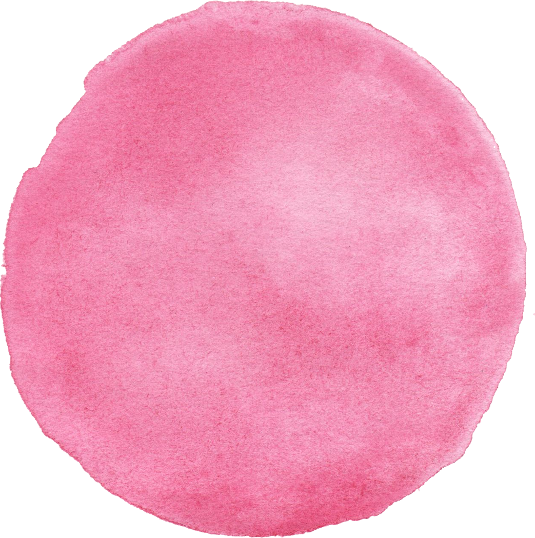 Pink Watercolor Circle Texture PNG image