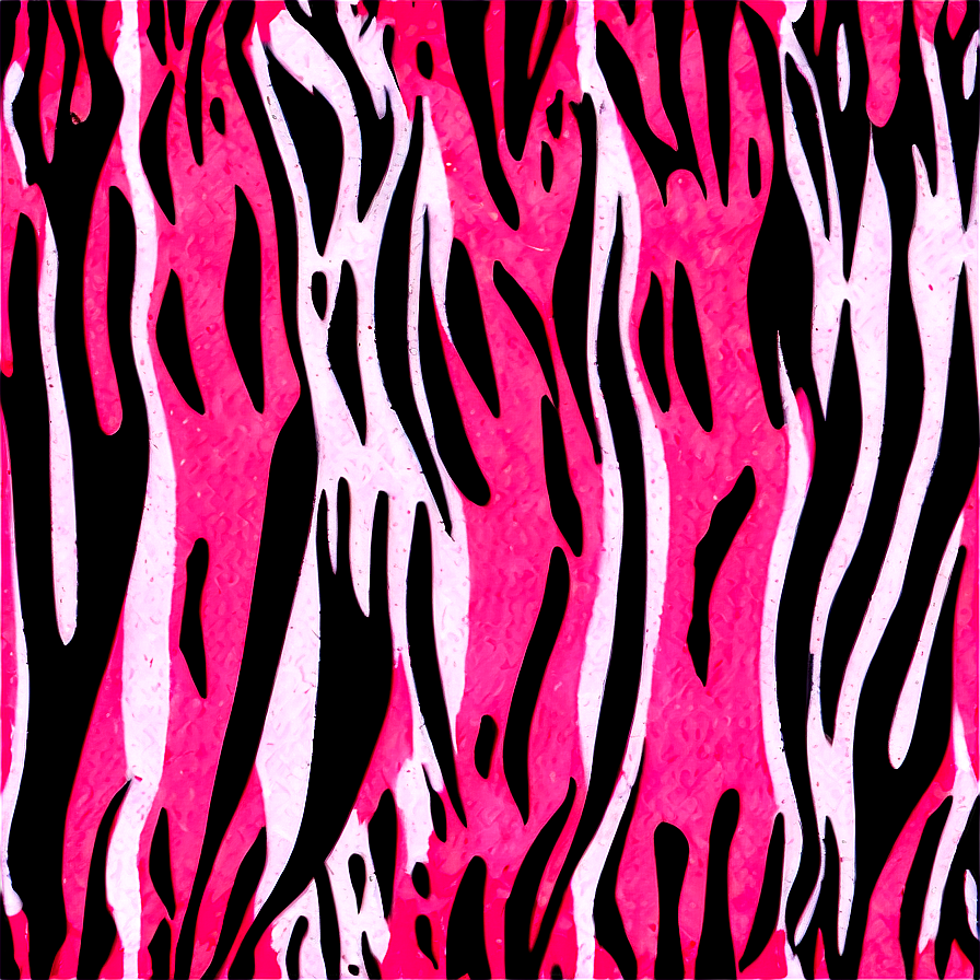 Pink Zebra Print Pattern Png 06272024 PNG image