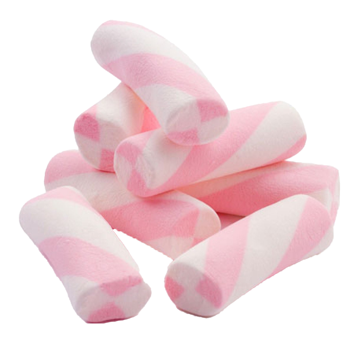 Pinkand White Marshmallows Transparent Background PNG image