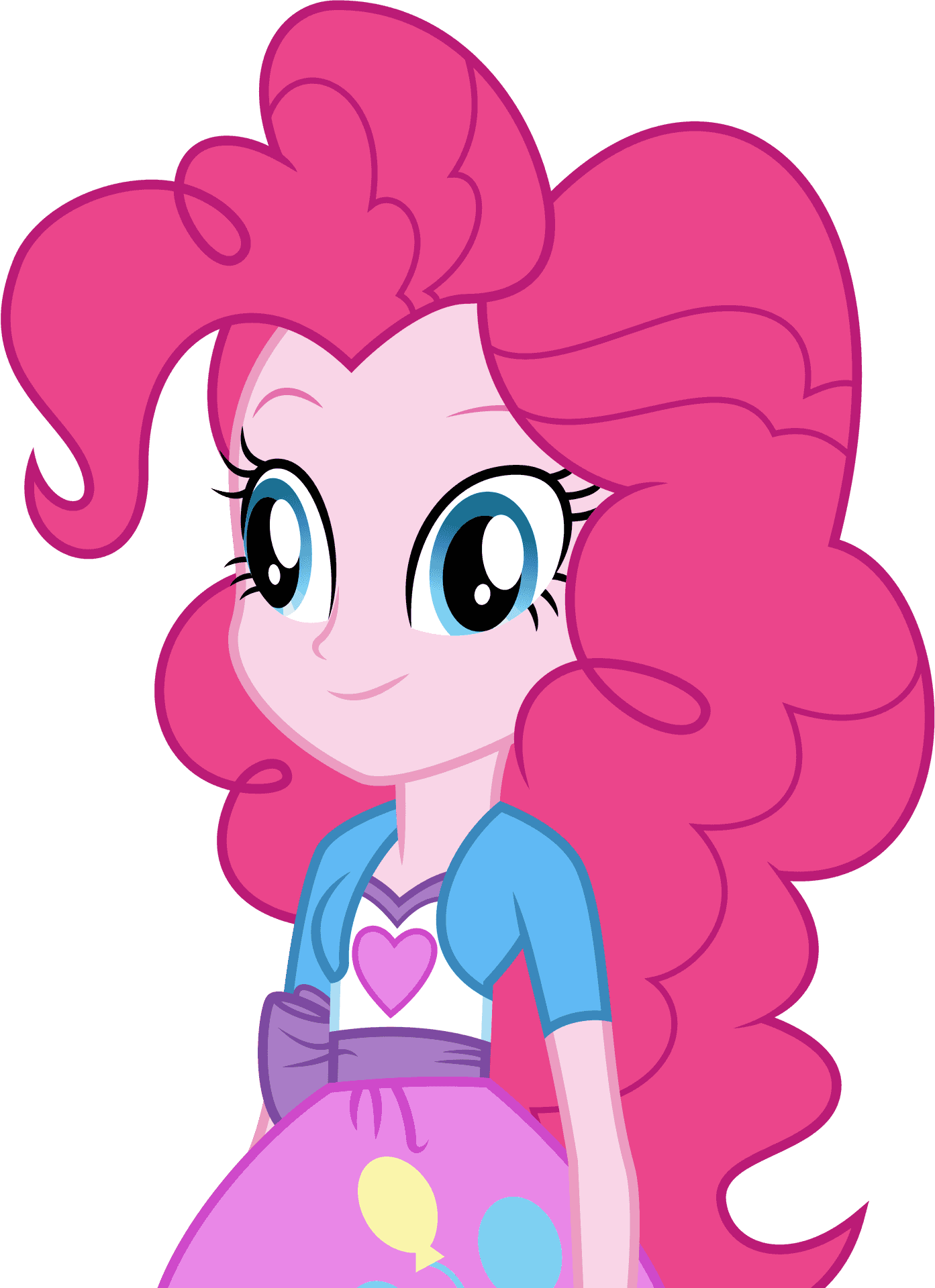 Pinkie Pie Equestria Girls Illustration PNG image