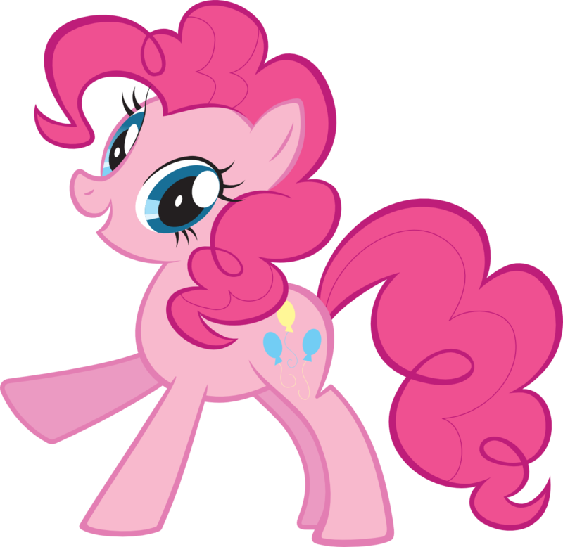 Pinkie_ Pie_ Happy_ Vector PNG image