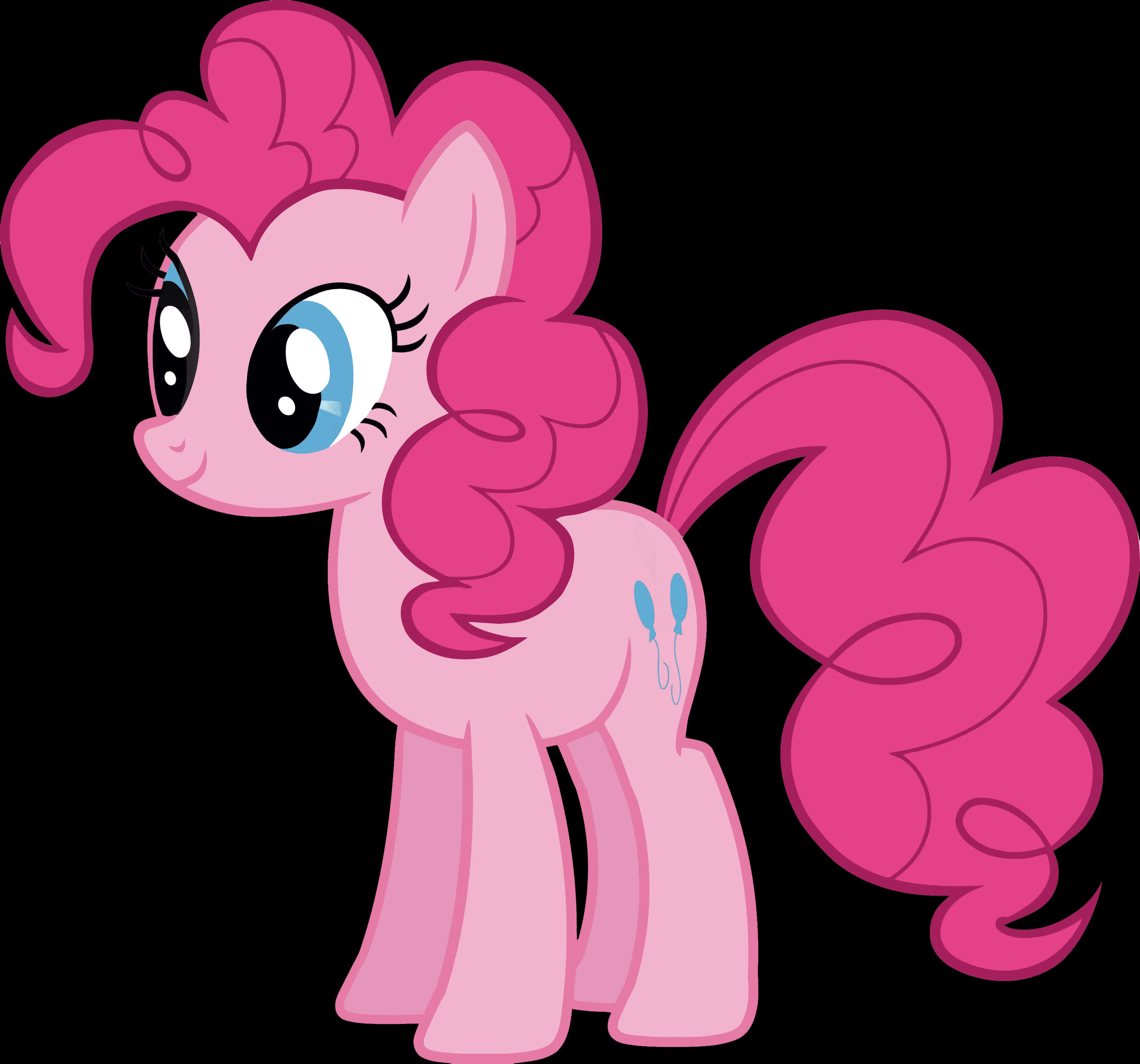 Pinkie Pie My Little Pony Vector PNG image