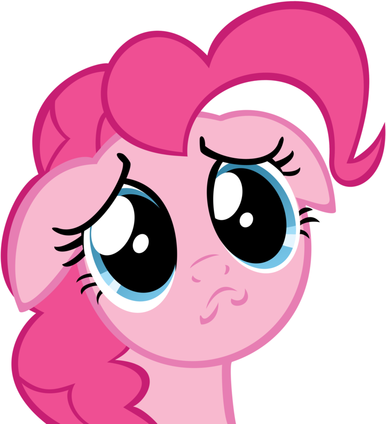 Pinkie Pie Sad Expression PNG image